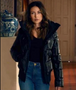 Maya Stern Fool Me Once Michelle Keegan Black Puffer Jacket