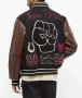 Patta Lucky Charm Black and Brown Varsity Jacket