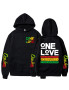 Bob Marley One Love Pullover Hoodie