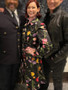 Carrie Preston Elsbeth Elsbeth Tascioni Black Floral Trench Coat for women