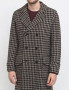 The Gentlemen Houndstooth Daniel Ings Wool Coat for men