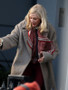 Cate Blanchett Disclaimer S01 Catherine Ravenscroft Gray Coat for women