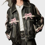 Diddi Moda Bow Black Leather Jacket.jpeg