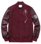 Def Jam Records Jacket in Burgundy Color