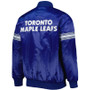 Toronto Maple Leafs Letterman Full Snap Jacket