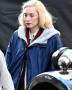 Saoirse Ronan Blitz 2024 Rita Shearling Jacket