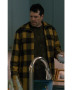 Timothy Simons Nobody Wants This 2024 Check Zip Jacket