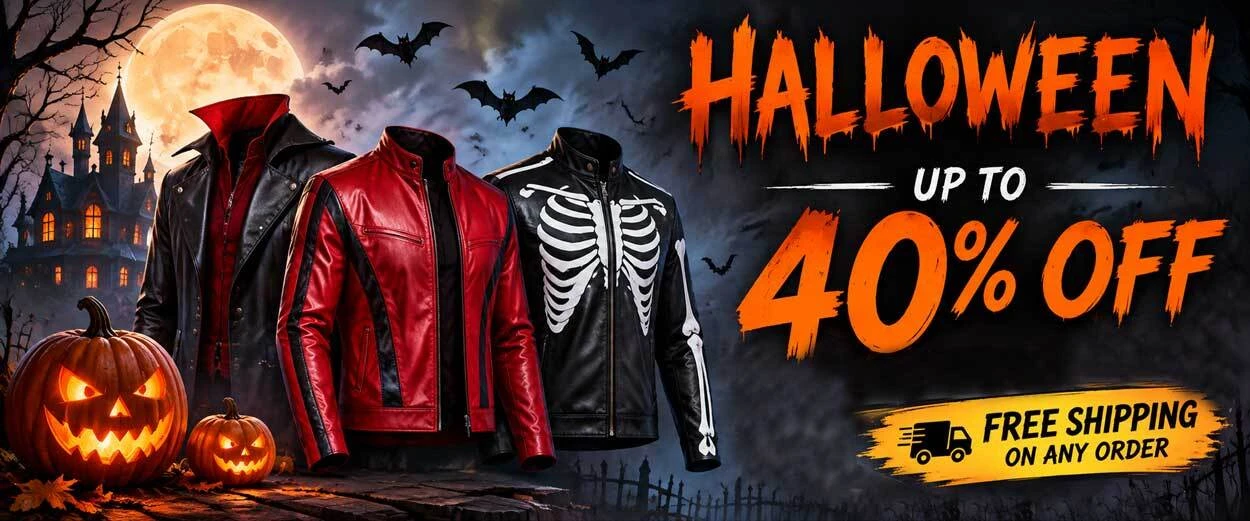 Halloween Jackets Sale 2026 at Celebs Leather Jackets Free Shipping