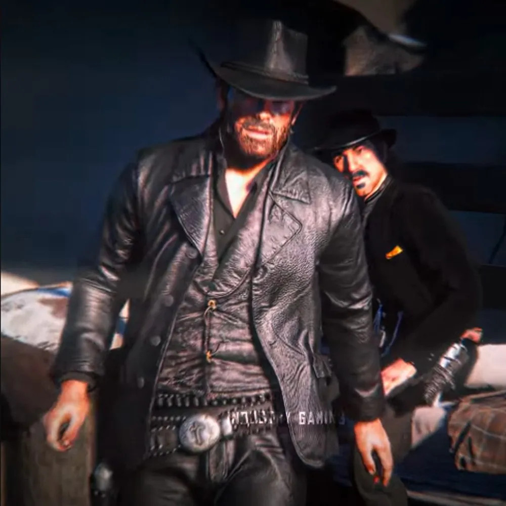 【PORTERNA】Arthur Leather Jacket Channel Arthur Morgan's Look with the RDR2 Leather Blazer