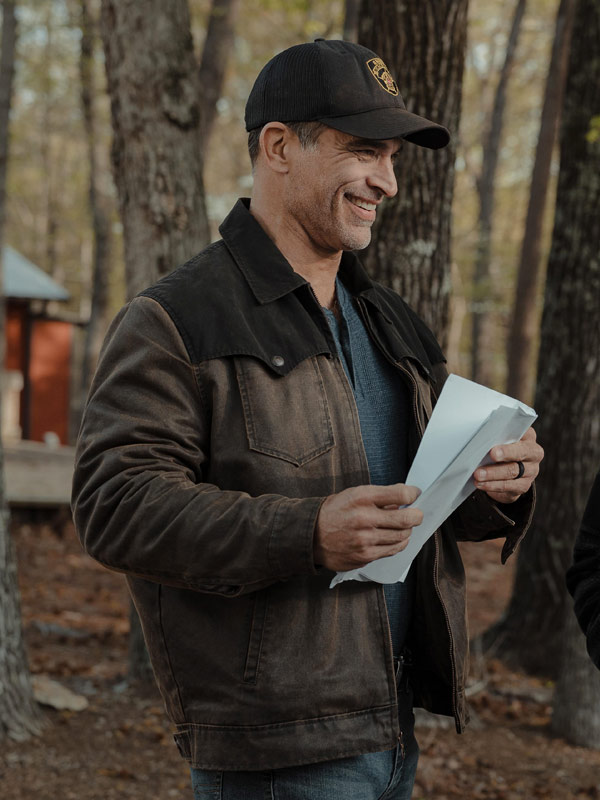 ジップブルゾン茶ROCKYTINTIN様 Johnathon_Schaech_Blue_Ridge_T