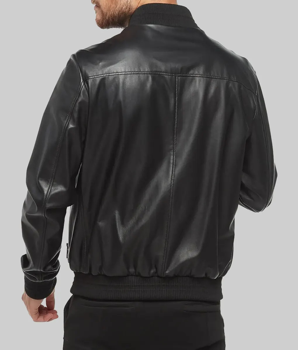 Chris Hemsworth Crime 101 Leather Jacket