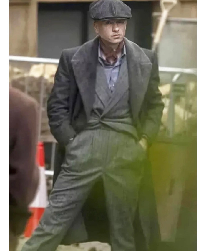 Barry Keoghan Peaky Blinders The Immortal Man Grey Coat