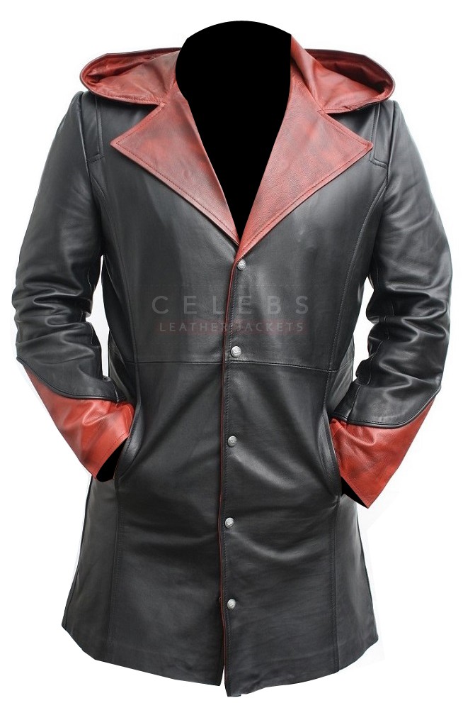 Devil May Cry Dante Leather Trench Coat | CLJ