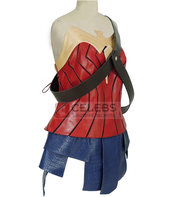 Wonder Woman Gal Gadot Leather Costume | CLJ