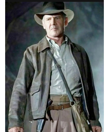 Indiana Jones And The Dial Of Destiny Harrison Ford Brown Jacket