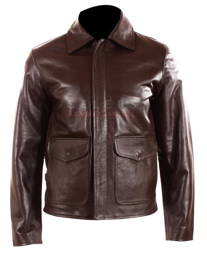 Harrison Ford Indiana Jones Brown Leather Jacket | CLJ