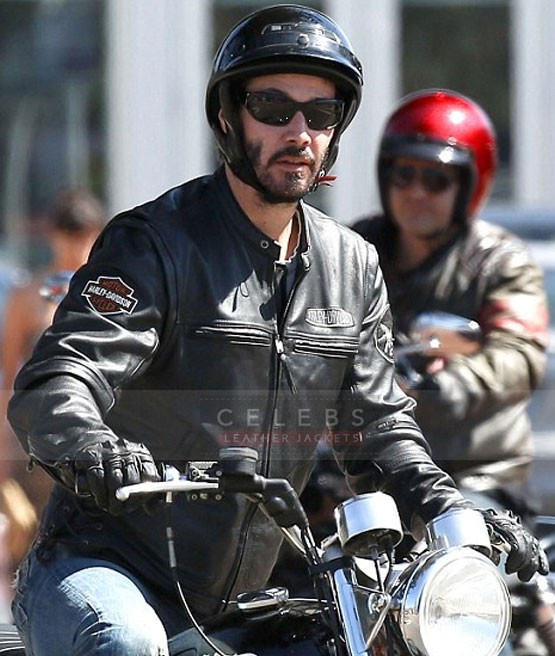 Keanu Reeves Harley Davidson Patch Biker Jacket