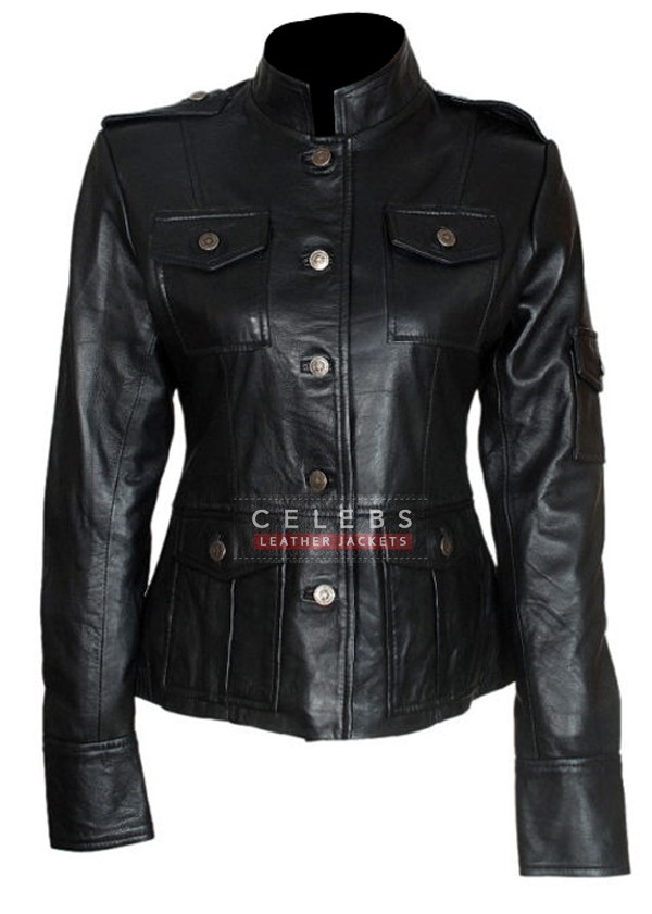 Anne Hathaway Agent 99 Leather Jacket | CLJ