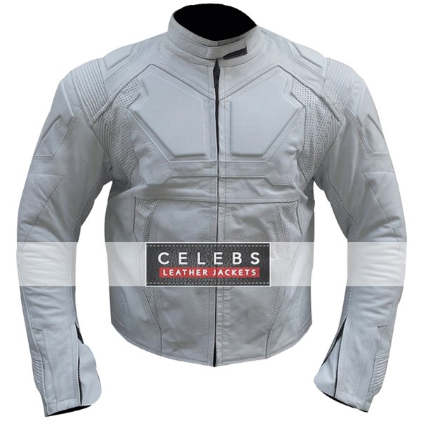 Oblivion Tom Cruise White Motorcycle Jacket | CLJ