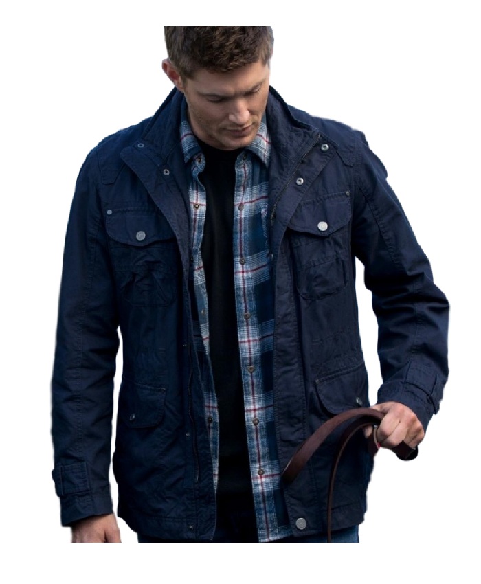 Military Jacket Dean Winchester Jean Jacket Supernatural S07