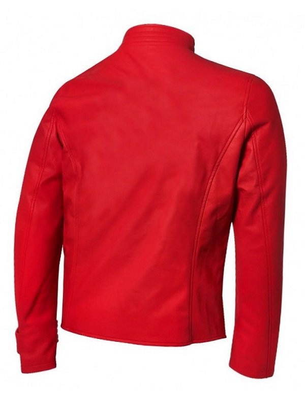 The Matrix 4 Niobe Red Leather Jacket