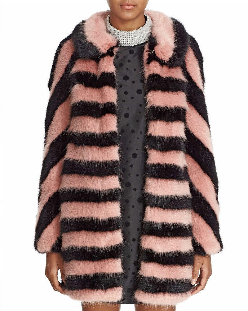 Riverdale S05 Jessica Stripped Fur Coat | CLJ