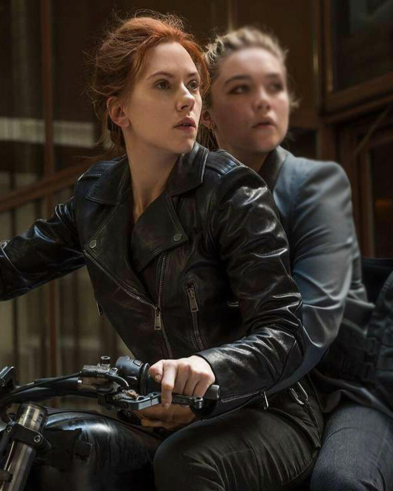 Black Widow 2021 Natasha Romanoff Leather Jacket