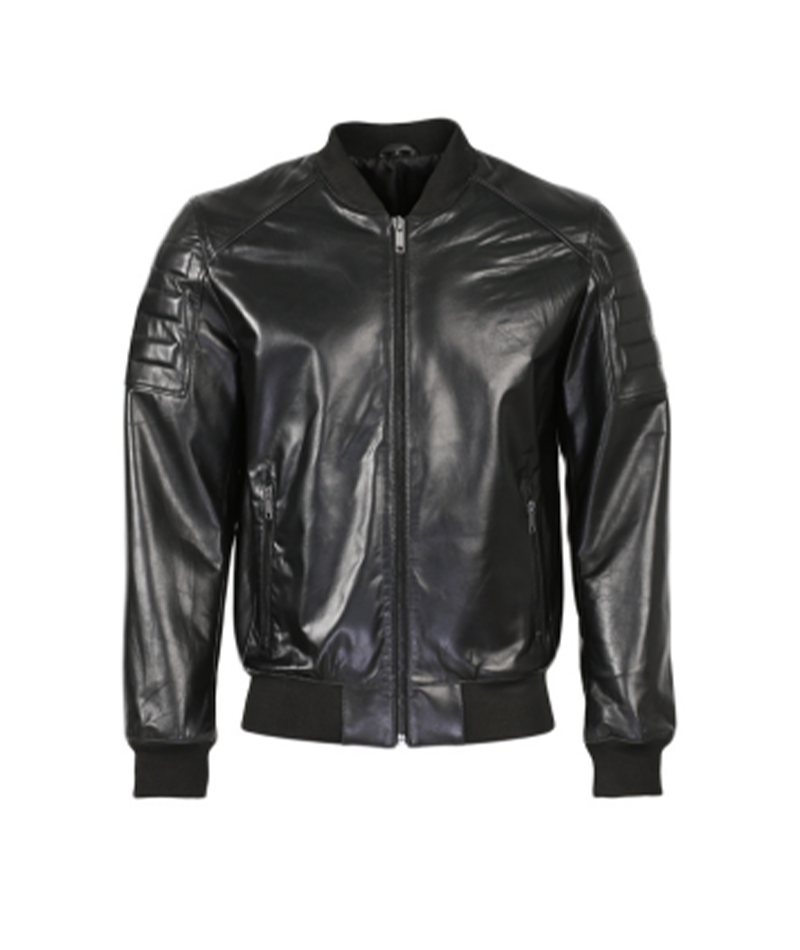 Mens Bomber Leather Jacket | Vintage Fashion