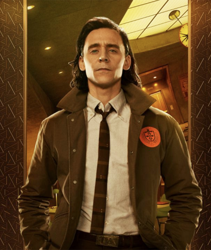 Loki TV Series Tom Hiddleston Brown Coat CLJ
