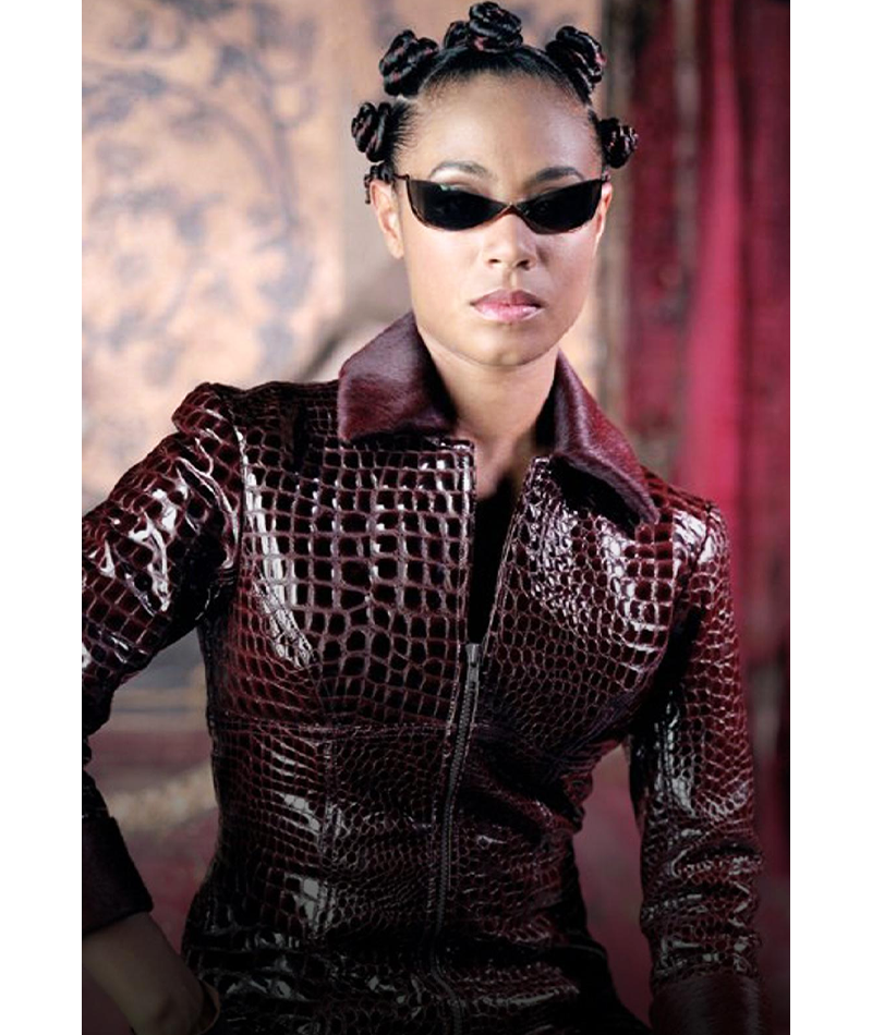 The Matrix 4 Niobe Red Leather Jacket