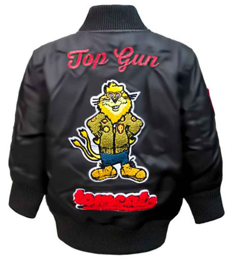 Top Gun Official Patches MA-1 Nylon Bomber Grey / M