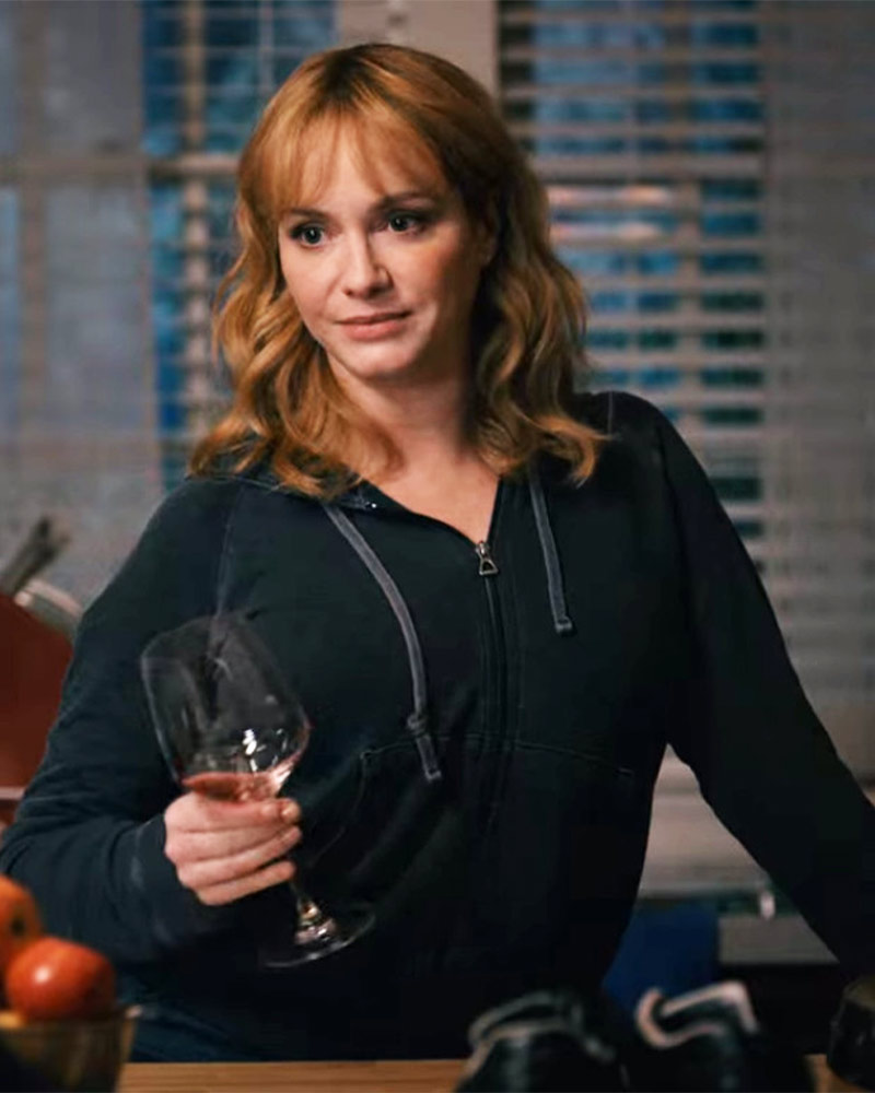 Good Girls TV Series Christina Hendricks Hooded Jacket