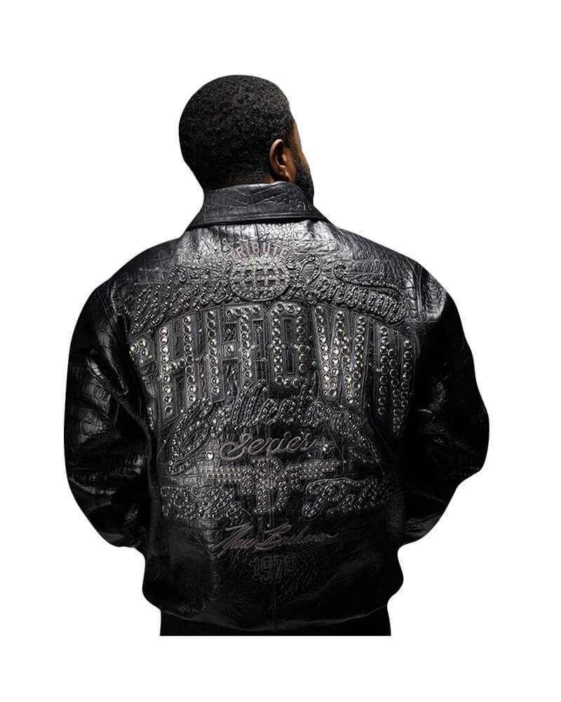 Men Chi Town Pelle Pelle Black Premium Leather Jacket