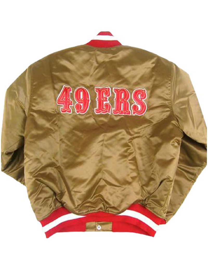 San Francisco 49ers Sport Bomber Jacket V51 On Sale - Tana Elegant