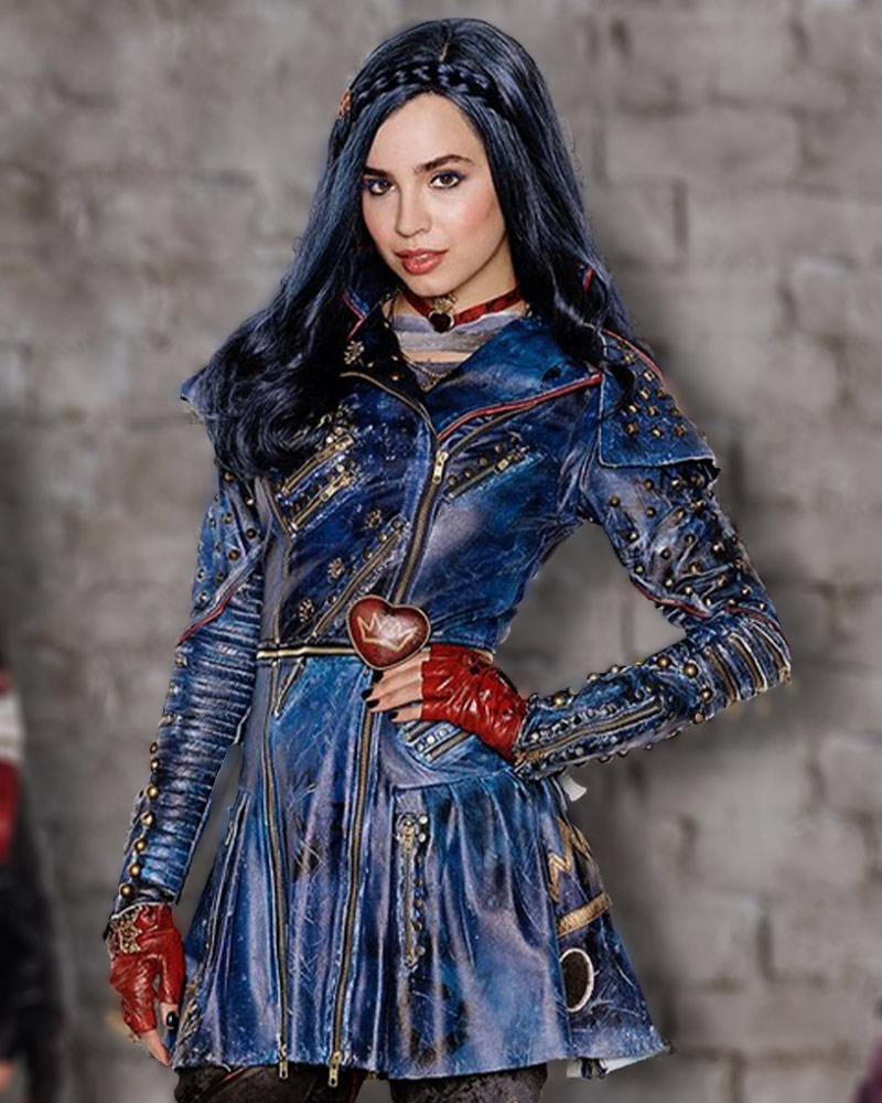 Descendants 2 Movie Sofia Carson Evie Leather Jacket