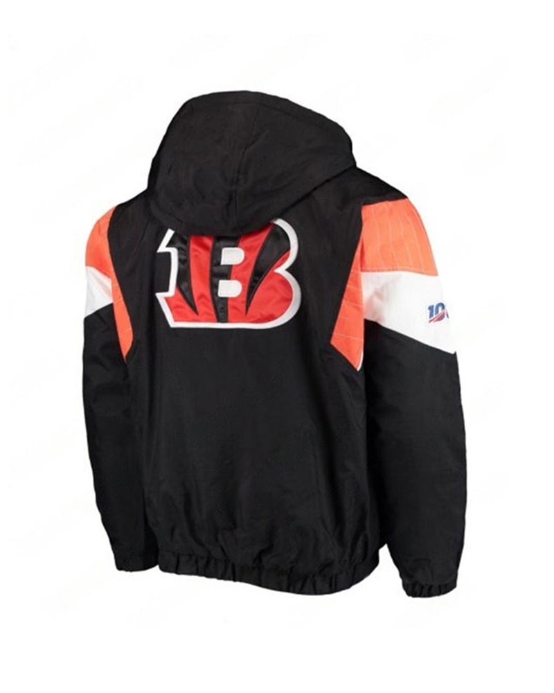 Bengals Starter Jacket  Bengals Orange Bomber Jacket