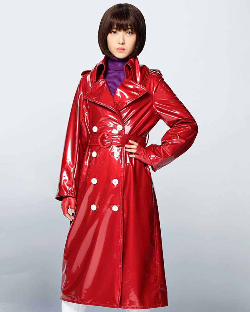 限定コラボ hyde×Roen DRAPE FEATHER PARKA M Shin Kamen Rider 2023 Minami Hamabe Red Leather Coat