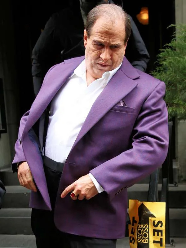 Oswald Cobblepot The Penguin Purple Blazer