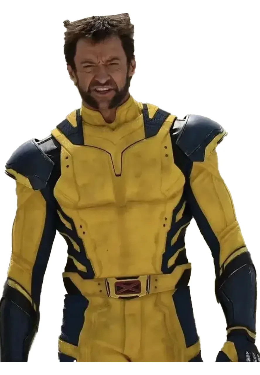 Yellow and Blue Deadpool 3 Wolverine Jacket - Jackets Masters