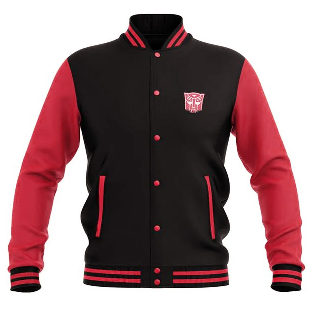 Red Jacket Transformer Transformers Varsity Jacket