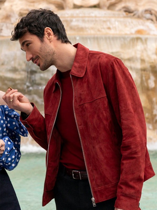Eugenio Franceschini Emily In Paris Suede Jacket