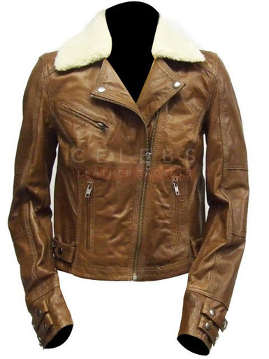 mens borg biker jacket