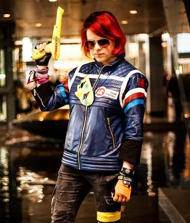 My Chemical Romance Party Poison Blue Jacket