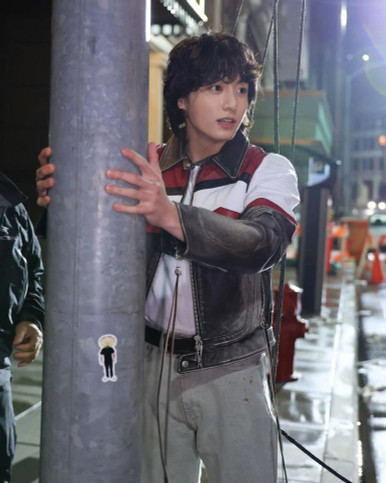 Seven Jungkook Leather Jacket