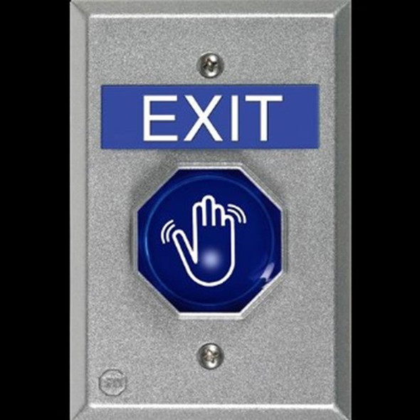 Safety Technology - UB-1TFZ1 - Touch Free Universal Button, Blue Exit