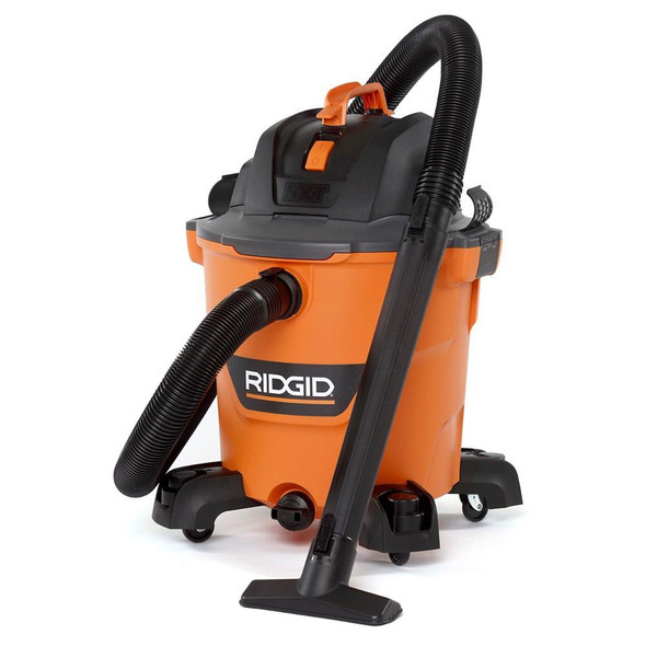 (USED) Ridgid 12 Gallon 5.0 Peak HP NXT Wet/Dry Shop Vacuum with Filter, Locking Hose and Accessories