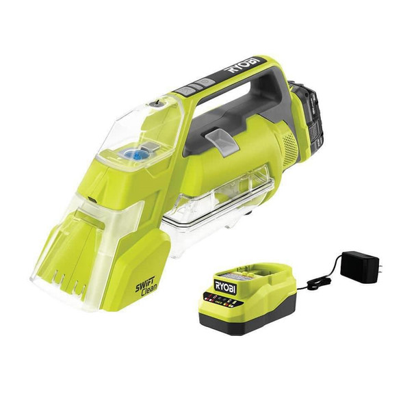 (USED) Pacroban ONE+ 18V Cordless SWIFTClean Spot Cleaner Kit with 2.0 Ah Battery and Charger