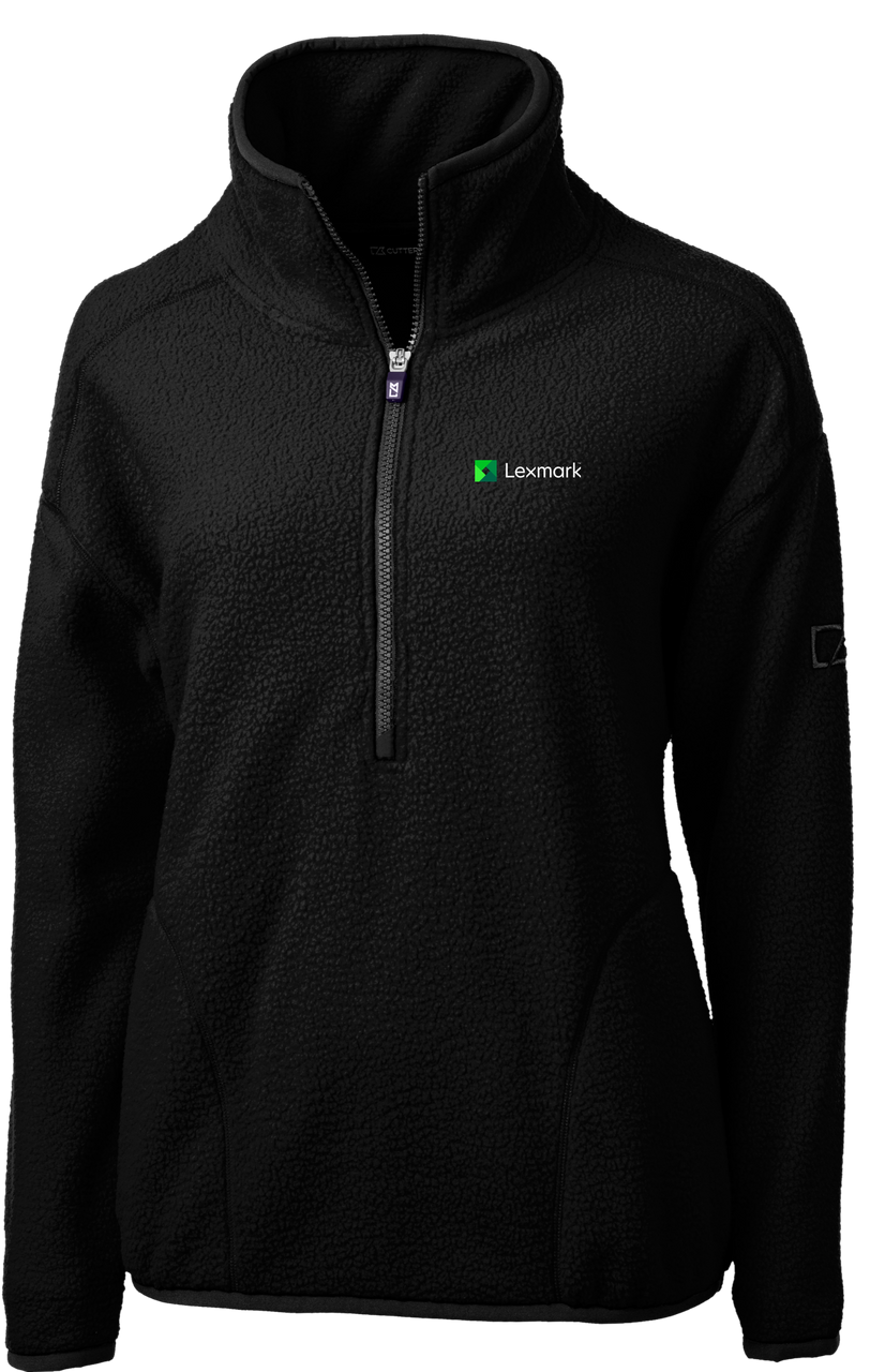 Cutter & Buck Cascade Eco Sherpa Women's Fleece Pullover Jacket