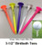 Birdbath Tees - 3-1/2" (5-pk. - Assorted Colors)