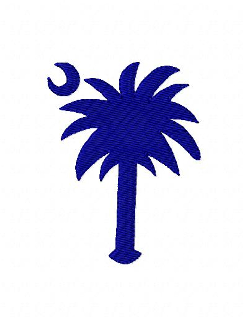 South Carolina Palmetto Moon - Joyful Stitches